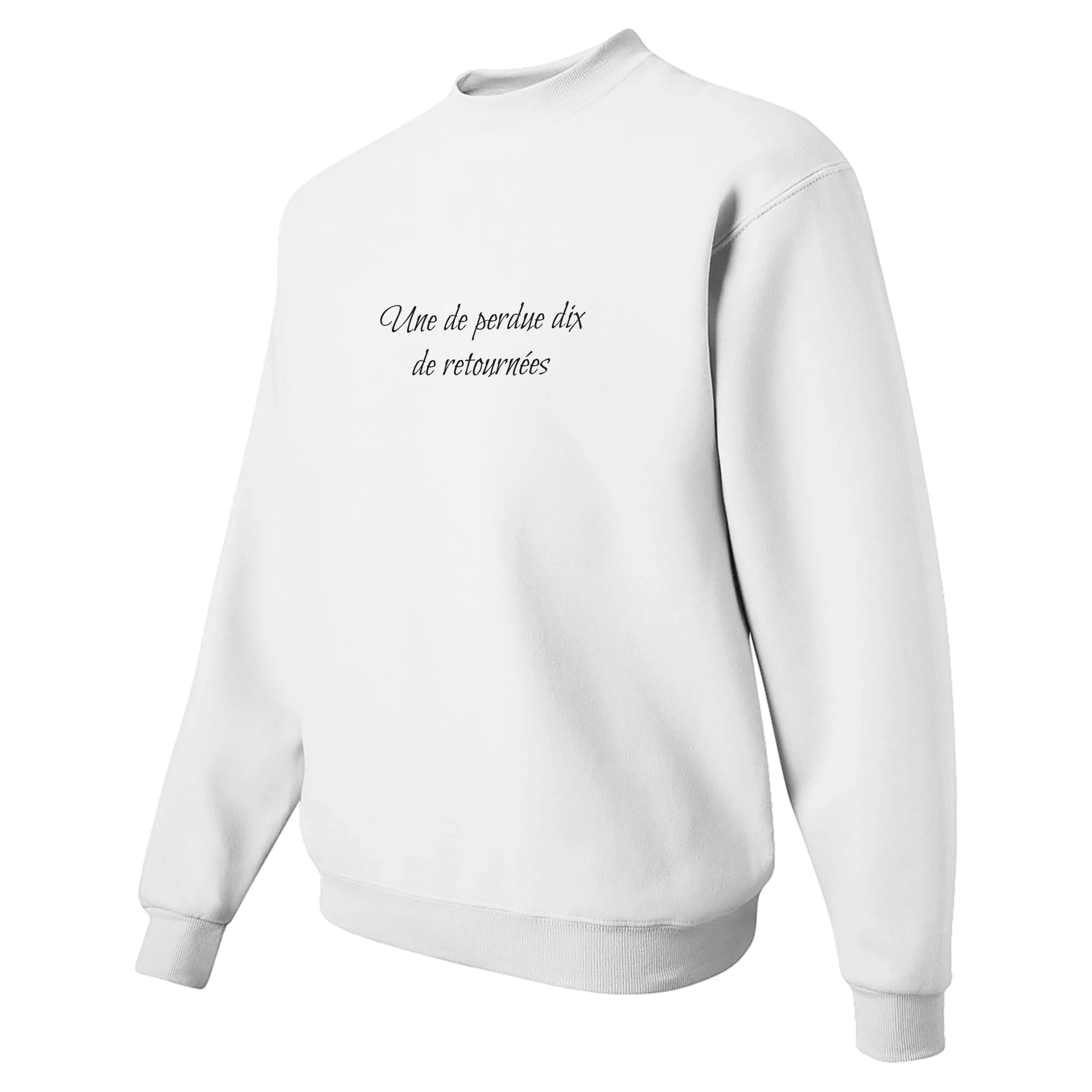 Media - Sweetshirt - Une de perdue (S, White)