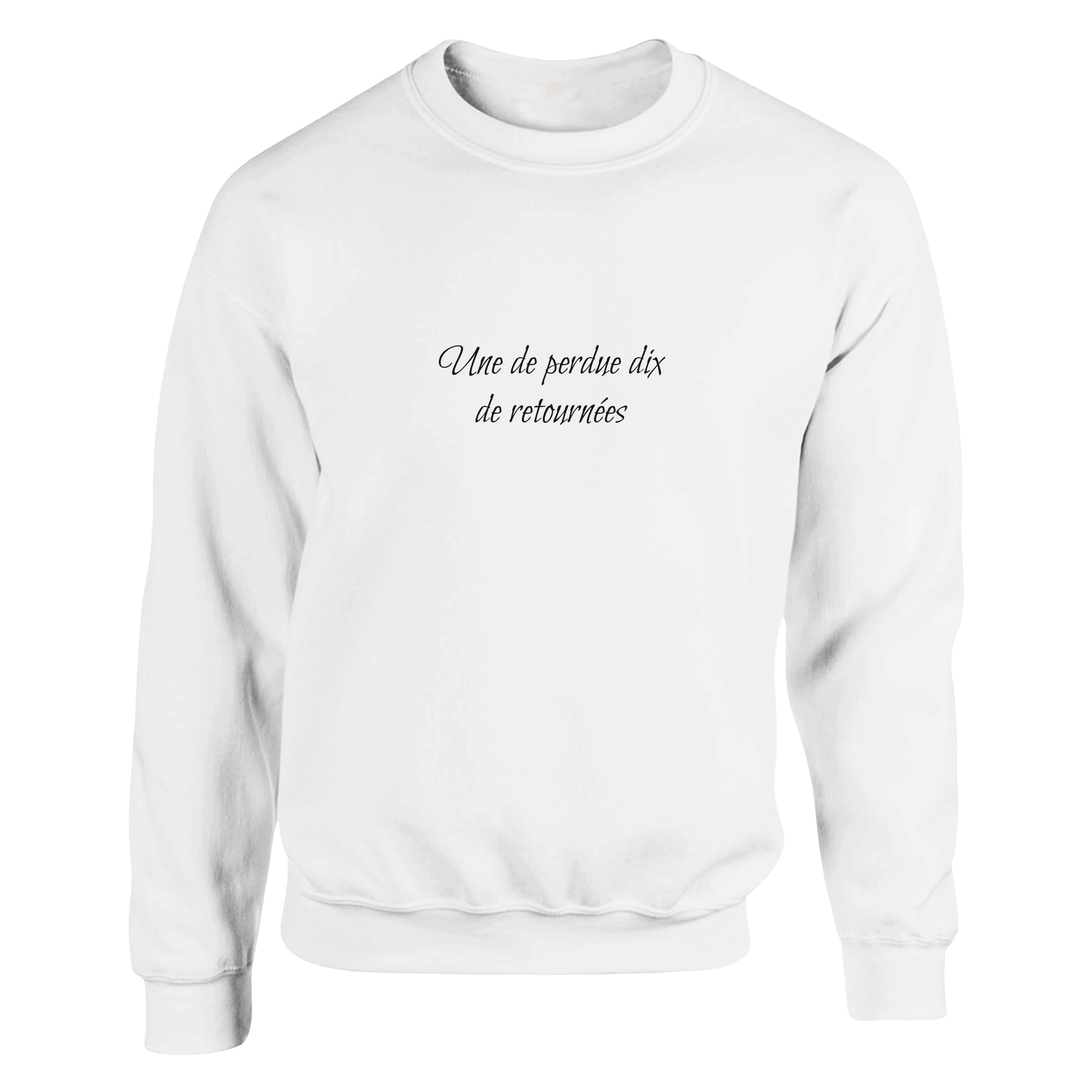 Sweetshirt - Une de perdue (S, White)